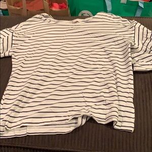 Striped short sleeve